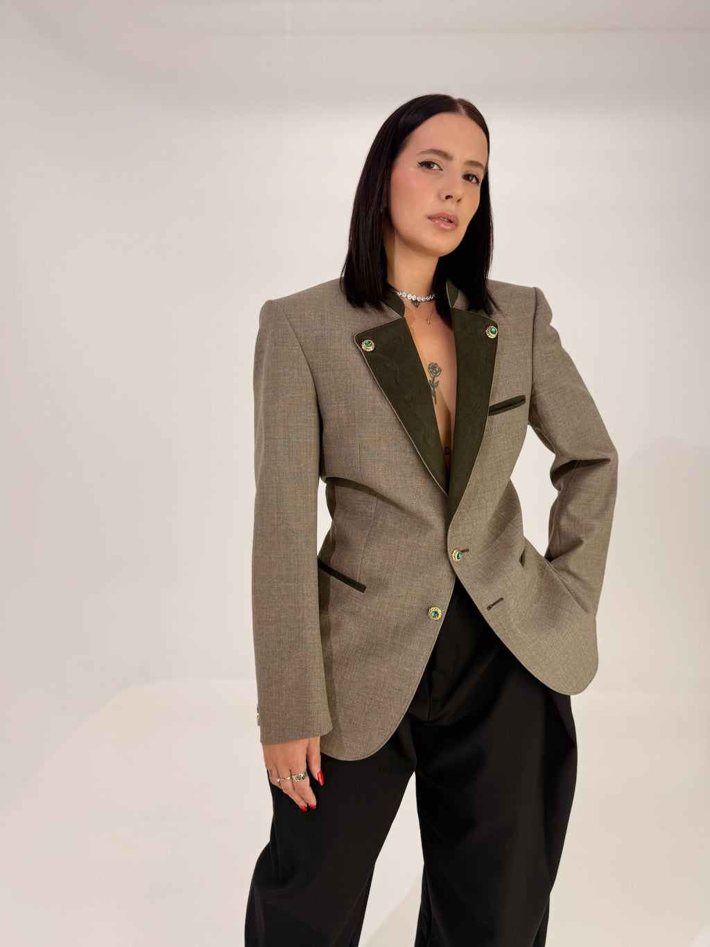 Corset Back Blazer – AMATI Reworked