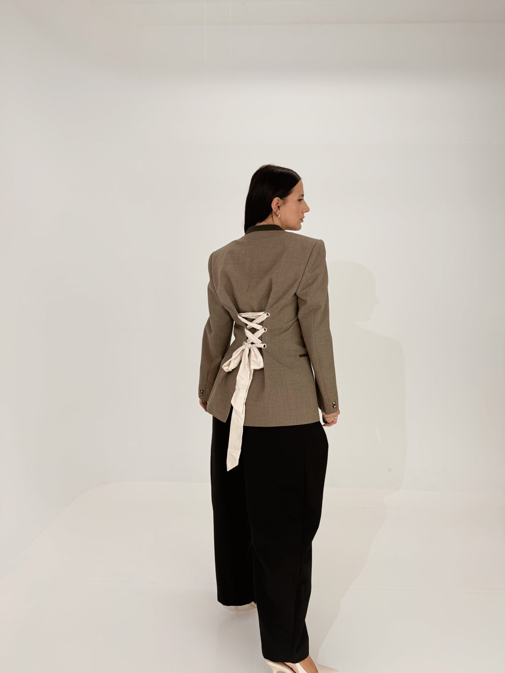 Corset Back Blazer – AMATI Reworked