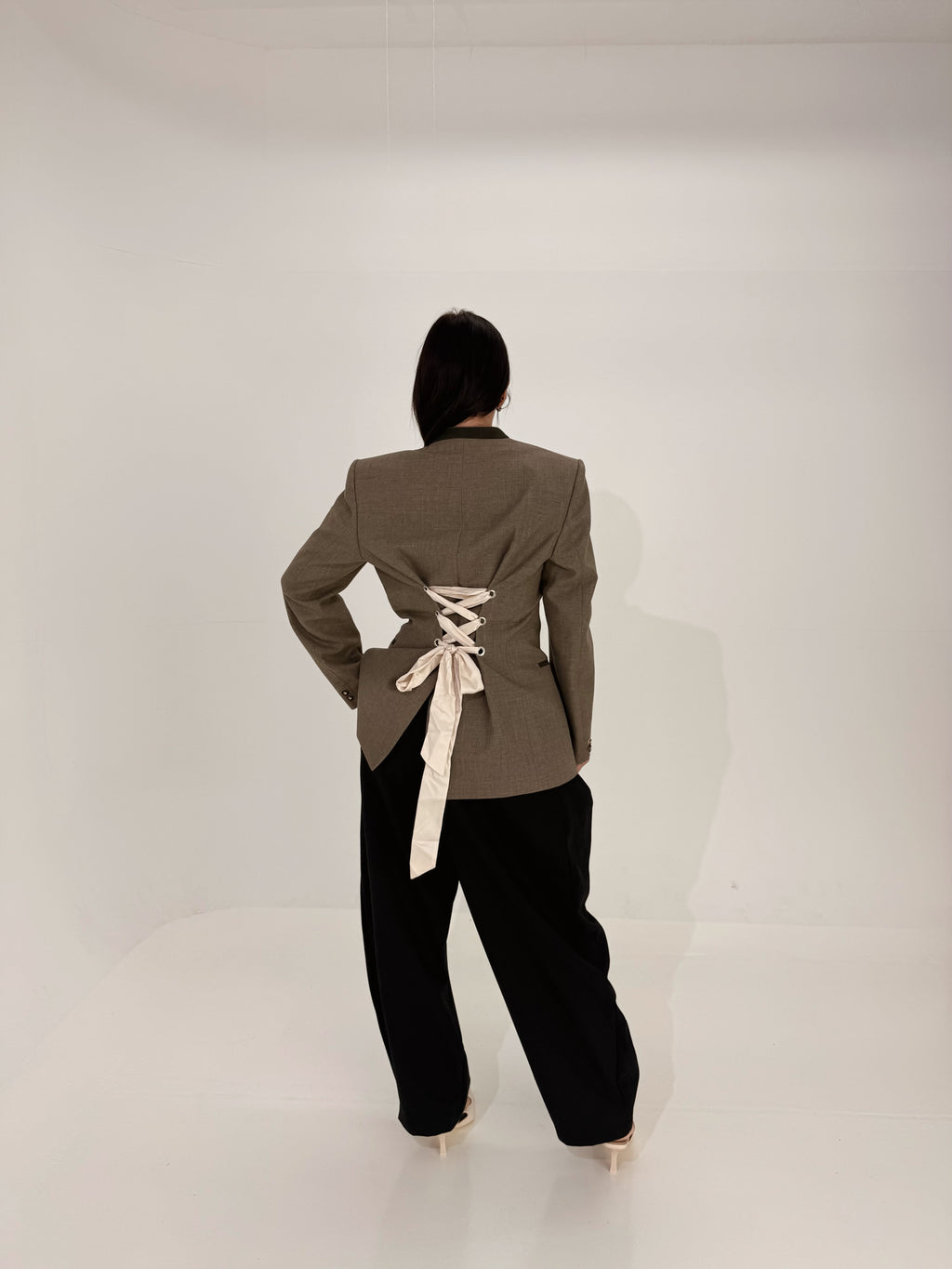 Corset Back Blazer – AMATI Reworked