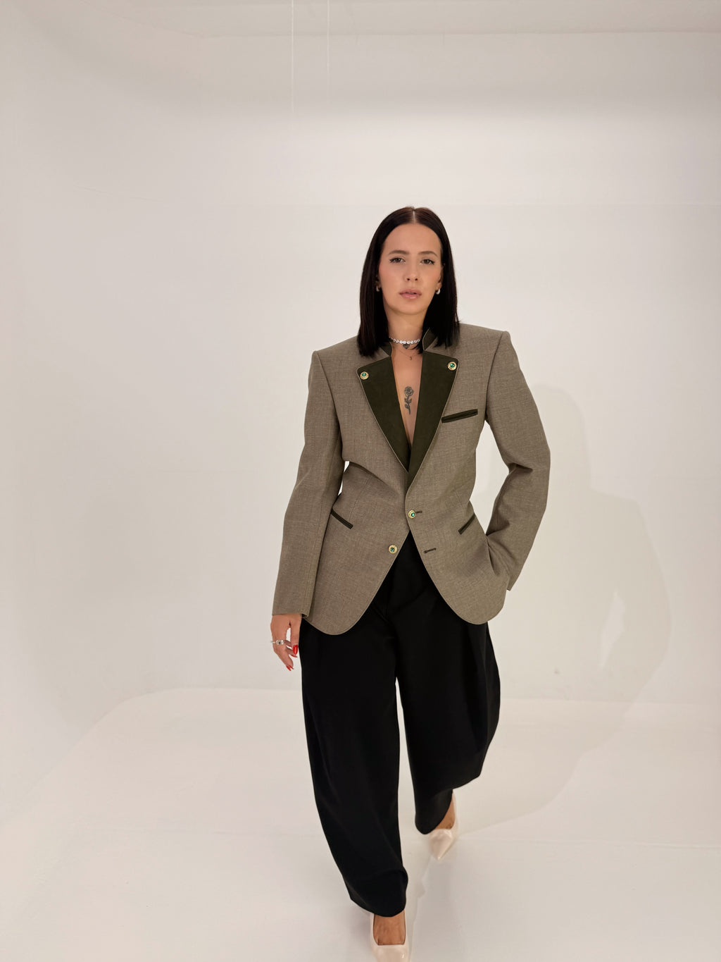 Corset Back Blazer – AMATI Reworked