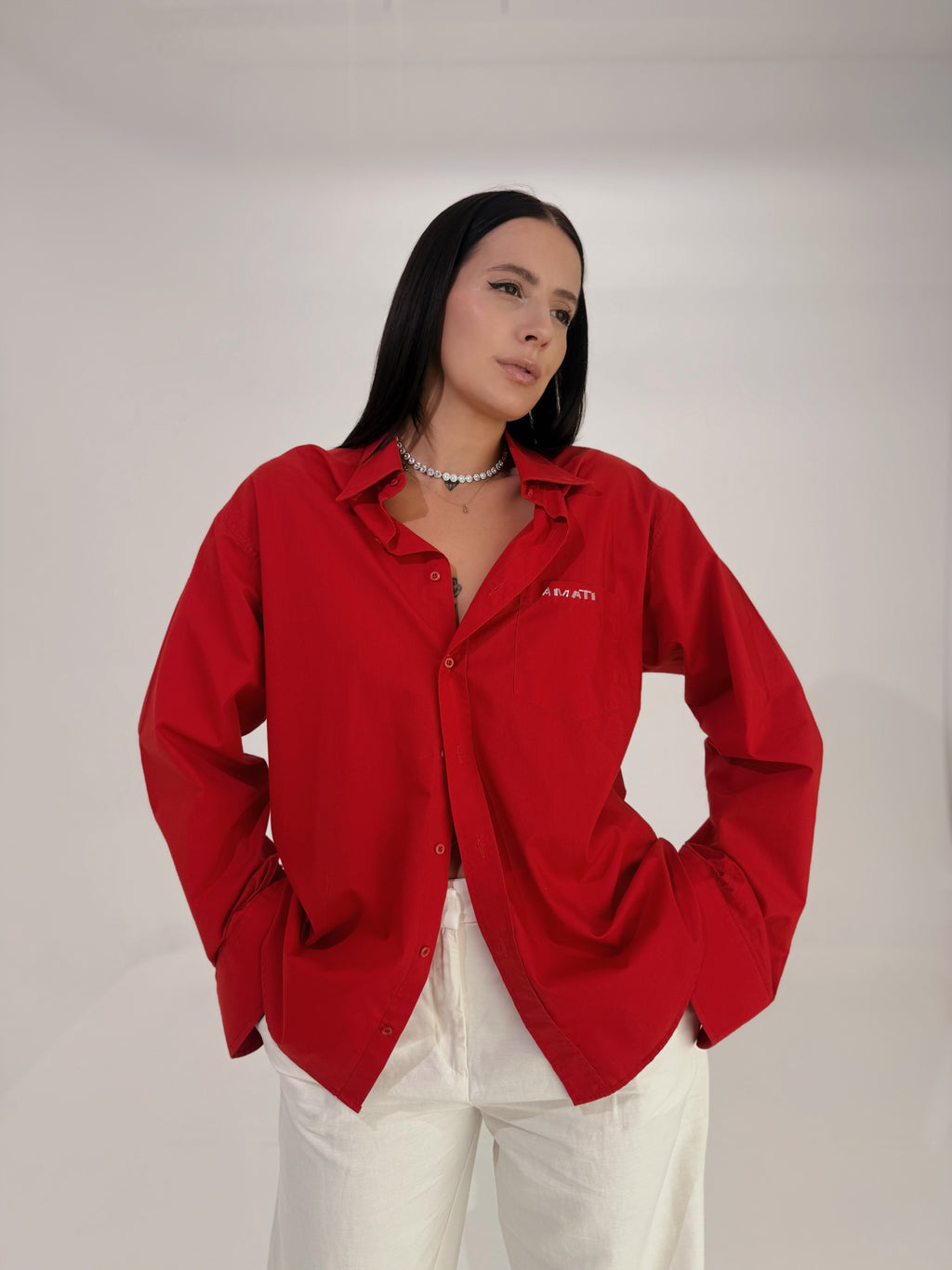 Camicia AMATI Red – Vintage Reworked