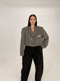 Bomber cropped blazer- AMATI Reworked