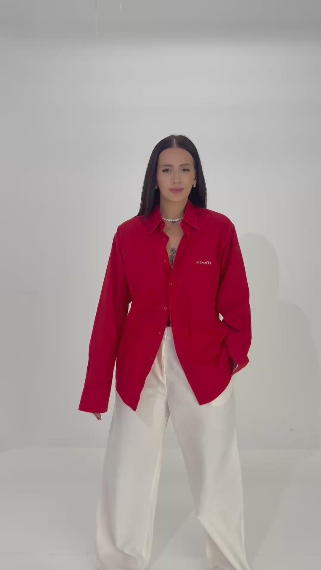 Camicia AMATI Red – Vintage Reworked